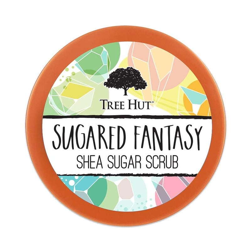 Treehut Sugared Fantasy Shea Sugar Scrub, Exfoliating, Hydrating & Moisturizing Body Scrub with Shea Butter & Nourishing Essential Oils, Smooth & Soften Skin, 18 oz - Image 2